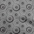 thumbnail image 1 of oneOone Viscose Jersey Black Fabric Geometric Line Art Circle Sewing Craft Projects Fabric Prints By Yard 60 Inch Wide, 1 of 4