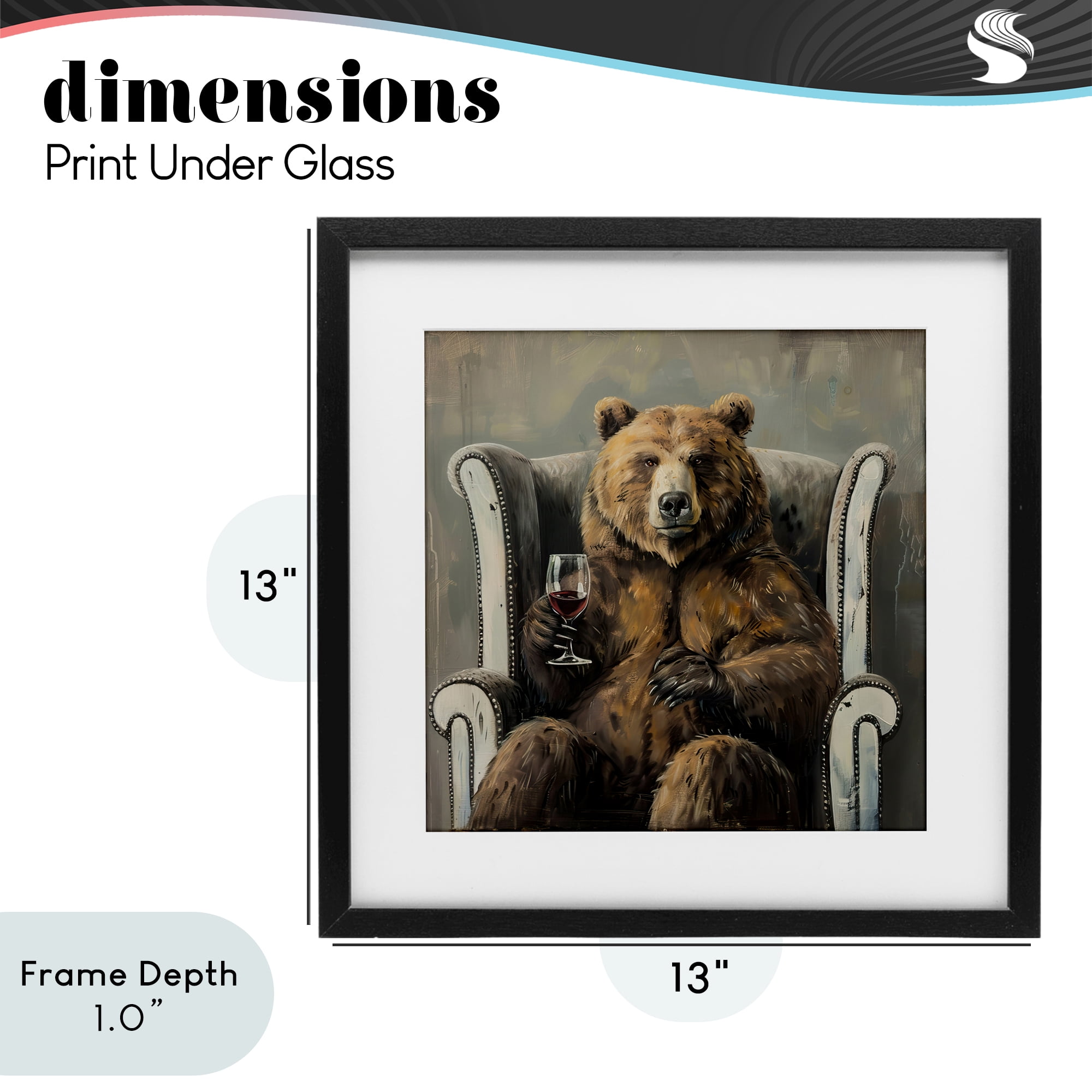 Stupell Industries It Was A Rough Day Black Framed Print Under Glass, design by Tina LeCour