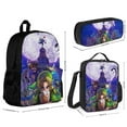 thumbnail image 2 of The Legend Of Zelda Schoolbag 3-Pieces Set With Pencil Case Lunch Bag Backpack Lunch Box Pen Bag Satchel Adjustable Daypack Bookbag Potable Bento Bag, 2 of 6