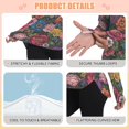 thumbnail image 4 of FORMRS Womens Long Sleeve Shirts UPF 50+ Sun Protection Quick Dry Fishing Hiking Tops, Size S-2XL, Vibrant Blooming Flowers, 4 of 8