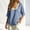 Sky Blue, variant on Embroidered Tops for Women Summer Ladies Tops Mexican Embroidered Tops for Women Tunic Casual Tops Crew Neck Womens Cotton Tops Crochet Tops for Women Womens Linen Tops Green S