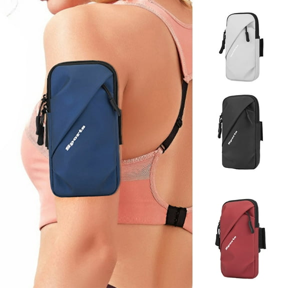 D-GROEE Universal Running Armband, Waterproof Mesh Design Arm Cell Phone Holder, Fitness and Gym Workouts