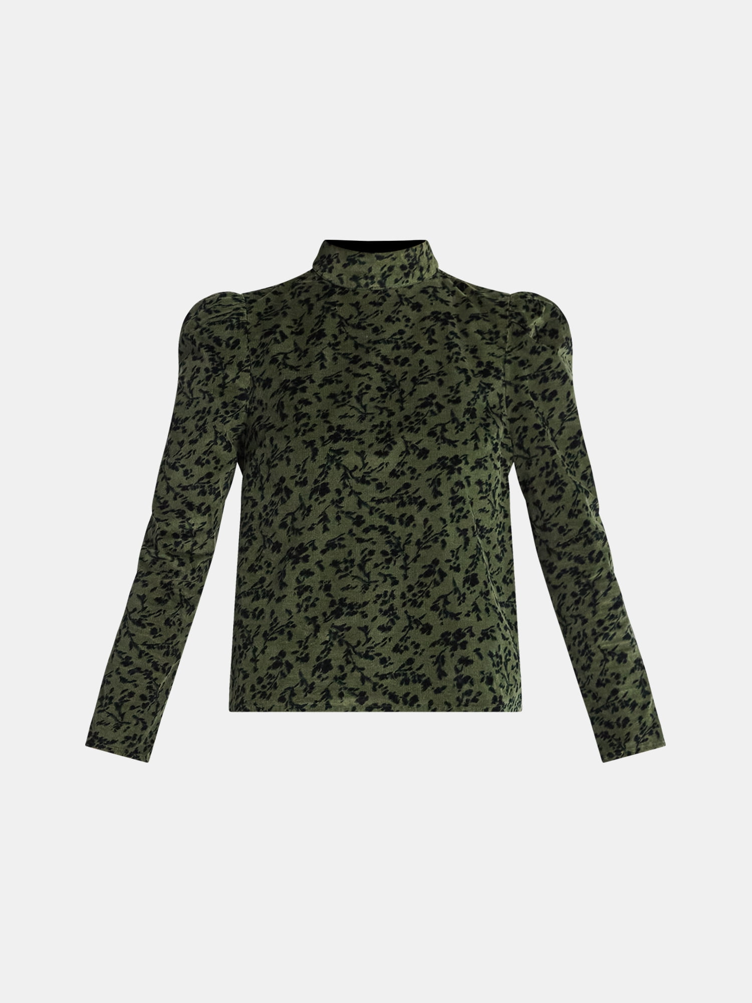 Time and Tru Women's Tie Back Corduroy Top with Long Sleeves, Sizes XS-XXXL
