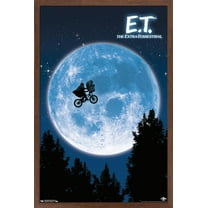 E.T. The Extra-Terrestrial Wall Poster, 22.375" x 34", Framed