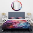 thumbnail image 3 of Designart "Radiant Spectrum Opt Art painting II" Abstract Bedding Covert Set - Op Art Multi-Color Modern Bed Set With 1 Sham, 3 of 6