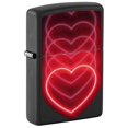 thumbnail image 1 of Zippo 48593 Black Light Glowing Hearts Design Windproof Lighter, 1 of 6