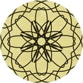 thumbnail image 1 of Ahgly Company Machine Washable Indoor Round Transitional Harvest Gold Area Rugs, 8' Round, 1 of 7