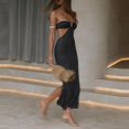 thumbnail image 4 of Vestido sexy sin espalda para mujer, sin mangas, con escote halter envuelto en el pecho, para fiesta junto al mar, 4 of 6