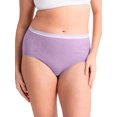 thumbnail image 3 of Fruit of the Loom Women's Cotton Brief Underwear, 6-Pack, 3 of 7