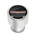 thumbnail image 2 of Jeep Trailhawk in Black on Shining Silver Aluminum Tire Valve Stem Caps, 2 of 5