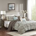 thumbnail image 1 of MP13-1679 Madison Park Geneva 6Piece Quilted Coverlet Set, 1 of 5