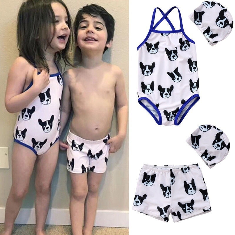 brother sister matching swimwear