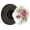Bronze, variant on Nostalgic Warehouse Claros_Prv_238_Nk Vintage Porcelain Painted Rose Privacy Door Knob Set