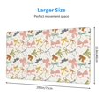 thumbnail image 2 of Kdxio Colorful Bow Knots1 Print Large Gaming Mouse Pad,Non-Slip Base,Water Resist Keyboard Pad for Gamer,Office & Home,29.5 x 15.8 in, 2 of 6
