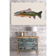 thumbnail image 3 of Trout, Double Exposure (36x54 Giclee Gallery Art Print, Vivid Textured Wall Decor), 3 of 3