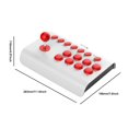 thumbnail image 4 of 2 uds. Controlador Joystick Conexión 3 modos para PS4/PS3/Xbox One/Switch ( ) blanco rojo, 4 of 4