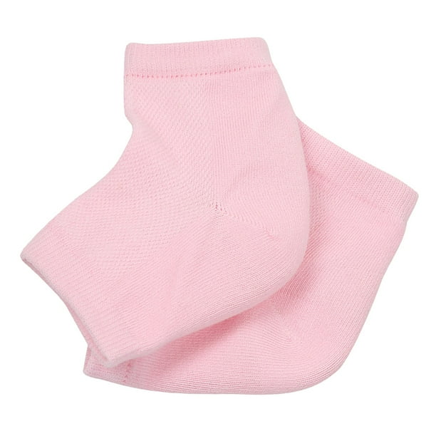 calcetines de gel hidratante talón reparación agrietada pie protectores de cuidado de la piel rosa Sunnimix Calcetines de gel humectantes