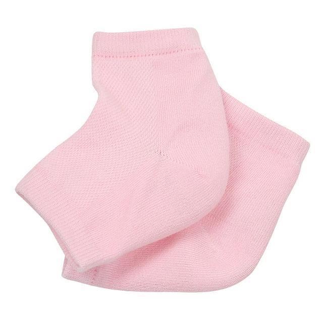 TISHITA Chaussettes Hydratantes en Gel pour Talons Réparation des Fissures Protecteurs de Pieds Rose