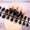 thumbnail image 1 of Xihbxyly Uñas Largas Mate Carnosas, 24 Parches para Uñas Postizas, Parche para Uñas Postizas, 1 of 3