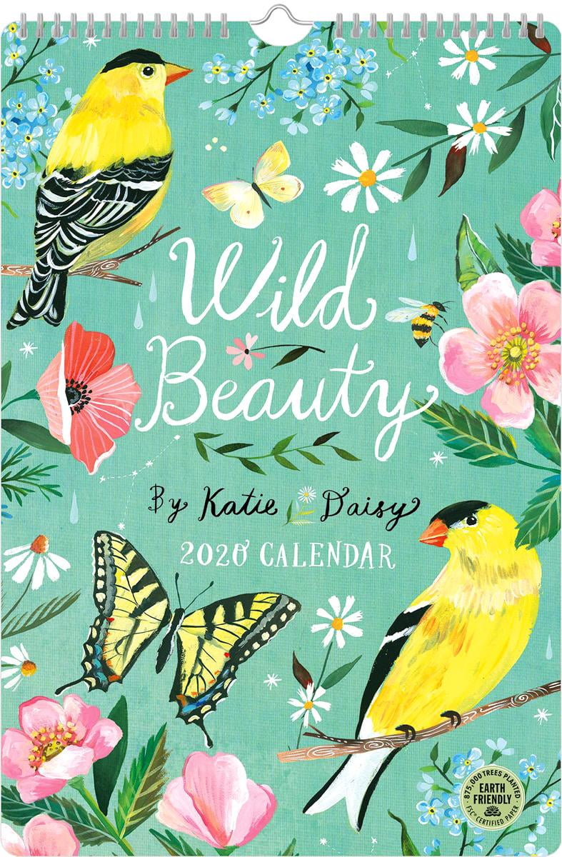 katie-daisy-2020-poster-calendar-wild-beauty-other-walmart