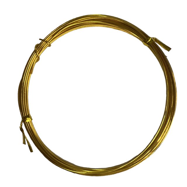 Craft Wires DIY Handicrafts Braided Thread Good Flexibility Durable Shiny Jewelry Lines Exquisite Design for Sculpturing Shallow Gold
