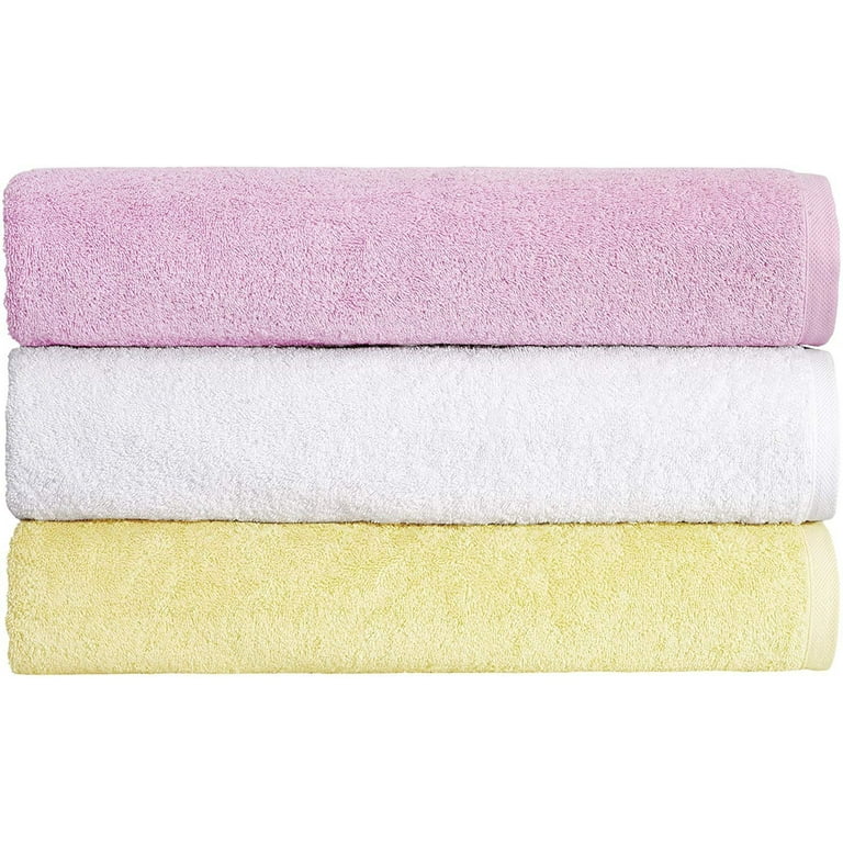 SALBAKOS Turkish Cotton Oversized Bath Sheet - Extra Large Bath