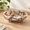 Calacatta Red Marble, variant on Calacatta Viola Marble Oval Large Decorative Fruit Bowl for Kitchen Counter and Dining Table