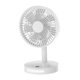 thumbnail image 3 of Ventilador de escritorio USB, pequeño ventilador de refrigeración, pantalla Digital, silencioso, 4 velocidades estándar, miniventilador de mesa para, 3 of 8