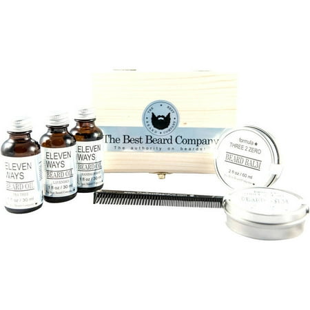The Best Beard Company Variety Deluxe Grooming Kit, 9