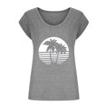 thumbnail image 2 of Fshinging 2026 Summer Fashion Tank Top for Women Casual Basic Graphic Vest Funny Beach Classic Fit Shirt Stretch Yoga Camis Grey XL, 2 of 2