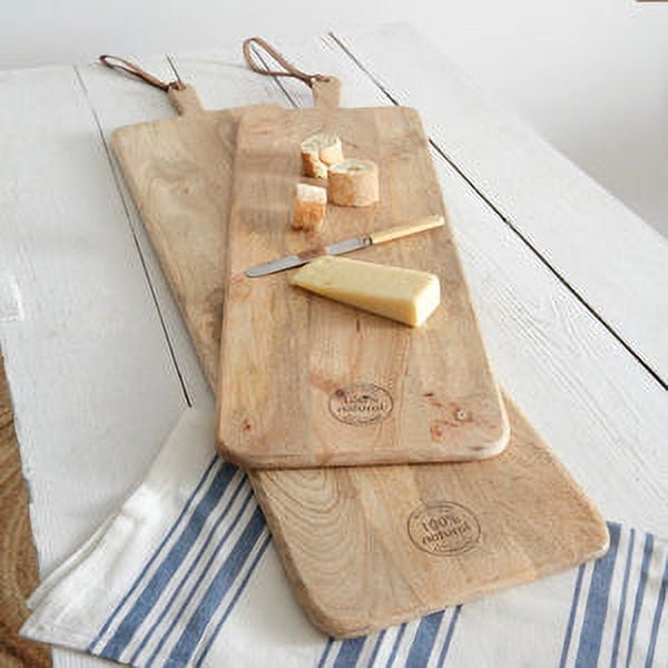  WOODLA Cutting Boards for Kitchen Narrow Long with Handle Wood  Charcuterie Board Cheese Boards Beechwood: Home & Kitchen