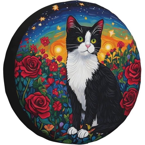 Wildflower Plant Spare Tire Cover Wheel Protectors for Rv Camper Travel Trailer SUV Truck