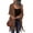 Brown, variant on Zeagoo Womens Crochet Kimono Cardigan Open Front Knit Hollow Out Lightweight Cover Up with Tassel