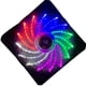 thumbnail image 3 of Inteprter 120mm LED Ultra silencioso computadora PC ventilador con cubierta 15 LEDs 12V Cpu disipador de calor enfriador ventilador de Juegos de teclado y mouse para computadora vistoso 12cm, 3 of 8