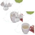 thumbnail image 1 of Oleegame 2PC Produce Storage Details About Tea Infuser Strainer Silicone Tea Bag Leaf Filter Diffuser White, 1 of 3