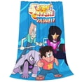 thumbnail image 4 of Steven Universe Cartoon Printing Throw Blanket, All Seasons Flannel Fleece Blanket, Soft & Warm Plush Blankets for Couch Sofa Bed Camping Travel, 40"x30", 4 of 9