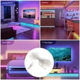thumbnail image 3 of Lámpara de tirarere LED USB 5M USB 3.0 color súper brilnte Luz diurna inteligente con telemando Cinta de lámpara para iluminación de sesgo en shamjiam lámpara de tira, 3 of 9