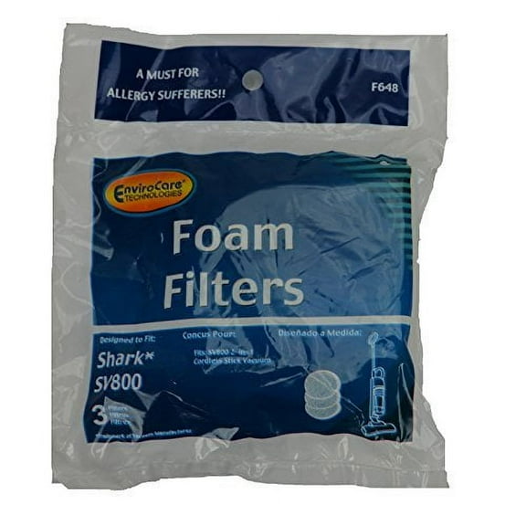 FILTER, Compatible with Shark SV800 DUST CUP FILTER 3PK