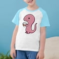thumbnail image 3 of RXIRUCGD 2025 Vêtements d'Été pour Enfants Tout-Petits Garçons Filles Mode Mignon Col Rond Imprimé Manches Courtes Haut, 3 of 7