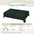 thumbnail image 6 of Rectangle Table Cloth, MacBride Clan Tartan Plaid Resistant Washable Tablecloth Decorative Table Cover for Dining, Indoor and Outdoor, 6 of 6