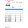 thumbnail image 2 of Brake Master Cylinder 1 - Compatible with 2007 GMC Sierra 3500 Classic - Autopart Premium, 2 of 2