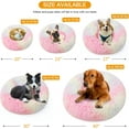 thumbnail image 6 of Round Dog Cat Bed Donut Cuddler, Faux Fur Plush Pet Cushion for Large Medium Small Dogs, Self-Warming and Cozy for Improved Sleep, 6 of 12