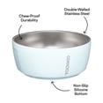 thumbnail image 3 of Cuenco para perros Corkcicle 470 ml de acero inoxidable antideslizante, 3 of 6