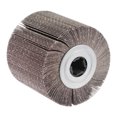 thumbnail image 1 of Unique Bargains 120mmx100mm 180 Grit Abrasive Cloth Wire Drawing Flap Sanding Wheel, 1 of 5