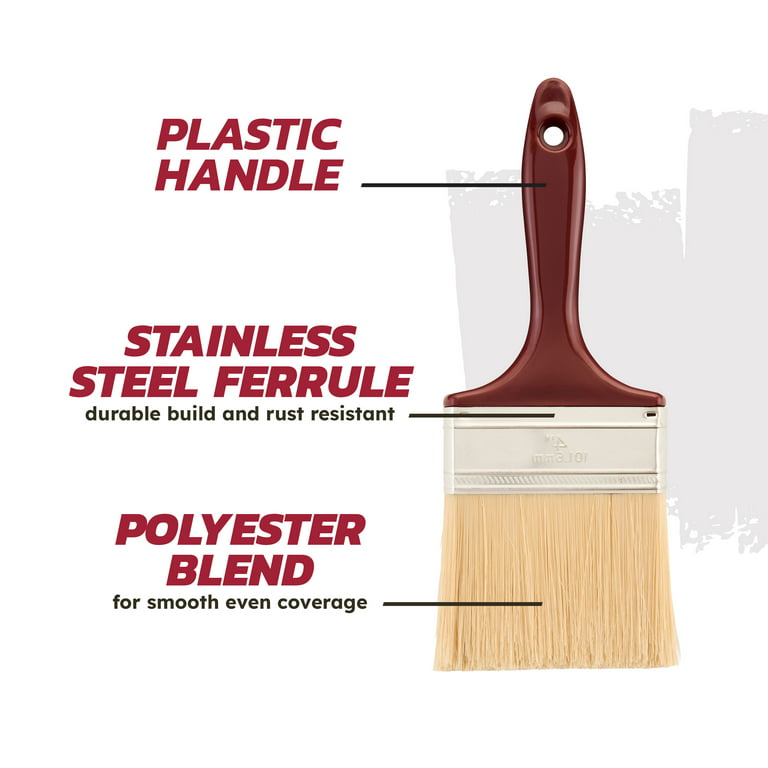  Double Thick Chip Paint Brush, 4 inch / 100mm Stain