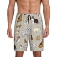 thumbnail image 1 of Fotbe Dog Animal Pantalones Cortos de Pijama para Hombre, Ropa de Dormir, Pantalones de Pijama Cortos para Hombre-Medium, 1 of 6