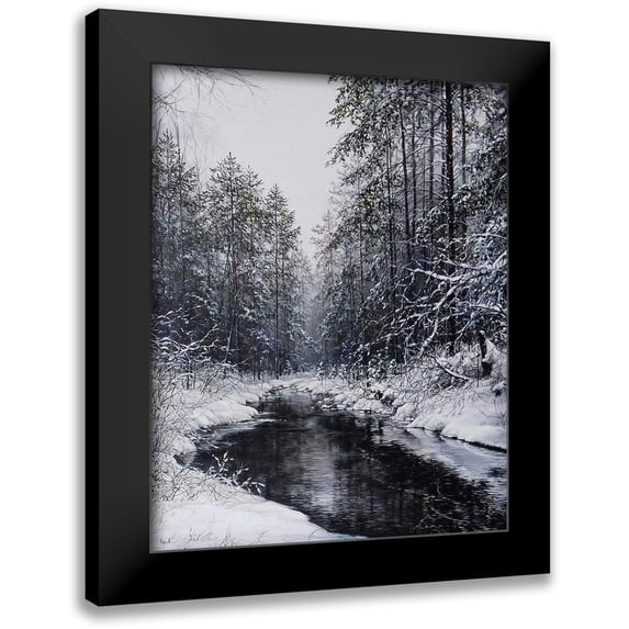 Cernov, Ivan 12x14 Black Modern Framed Museum Art Print Titled - February II