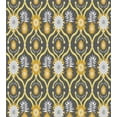 thumbnail image 3 of Ambesonne Autumn Damask Duvet Cover Sets, Oriental Art Elements, 2-Twin, Grey Dark Yellow White, 3 of 4
