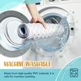 thumbnail image 5 of Non-Slip Bathtub Mat with Powerful Suction Cups, 40x16 Large Size Quick Drain for Safety in Showers and Tubs, Machine Washable Durable PVC Comfortable & Safe (Dark Whale), 5 of 6