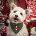 thumbnail image 3 of Corbatín navideño para perro FUAMEY, verde y rojo, talla XL, 3 of 5